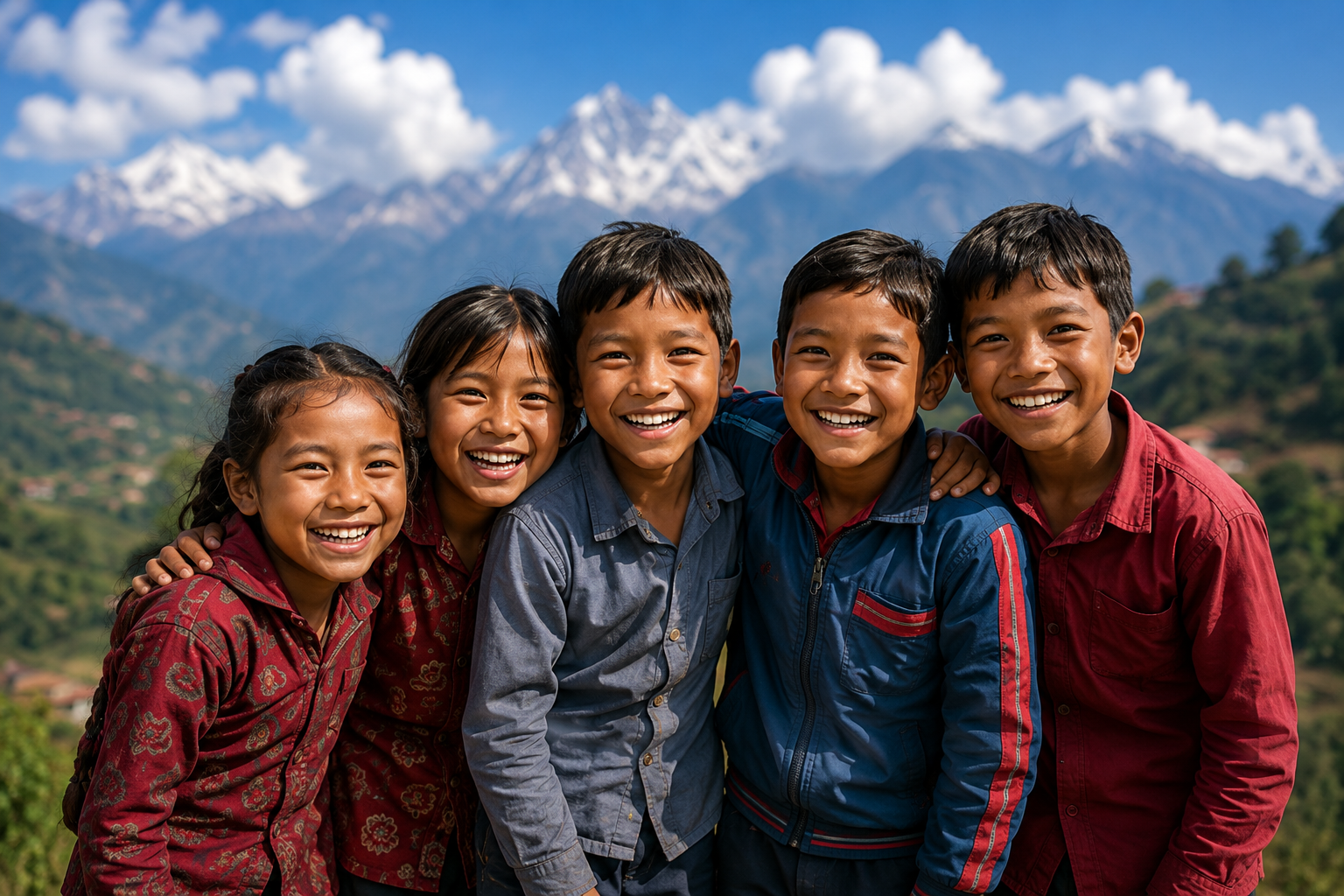 Children supported by KENDRA Nepal